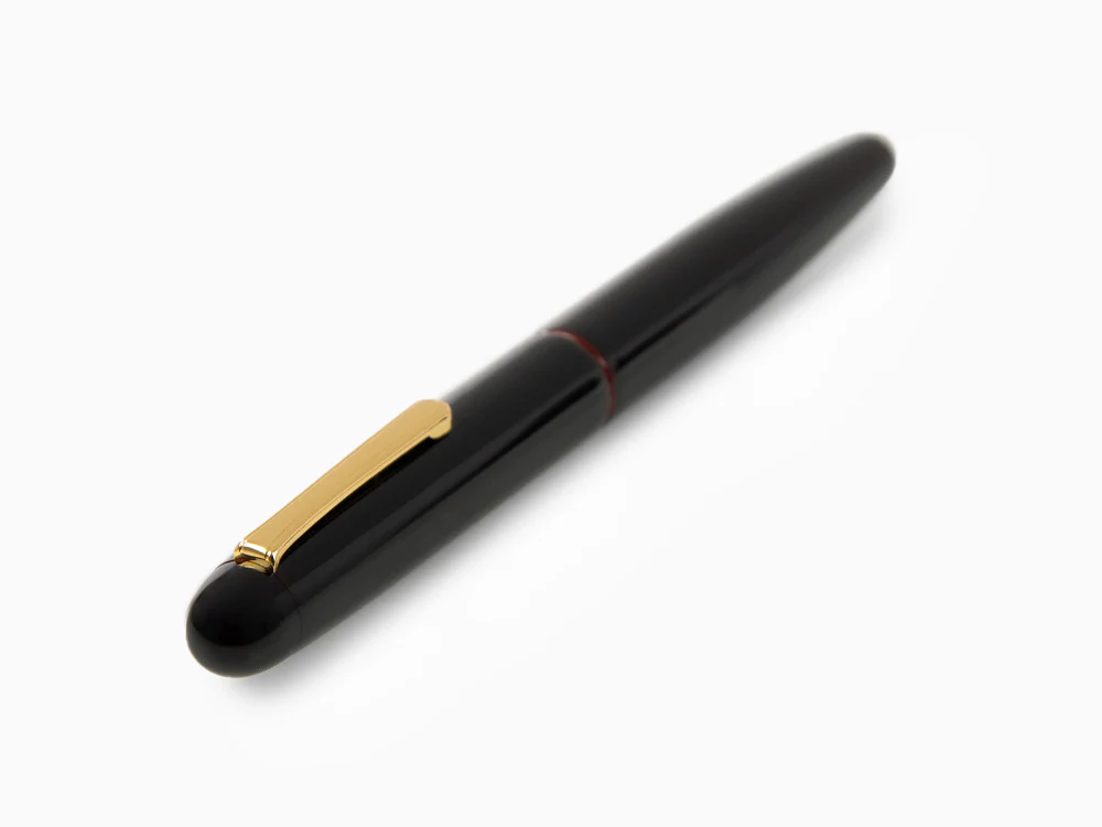 Nakaya Writer Fountain Pen Kuro-Tamenuri, Long, Ebonite - Image 6