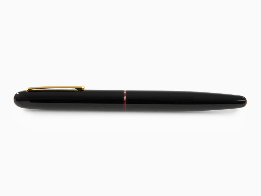 Nakaya Writer Fountain Pen Kuro-Tamenuri, Long, Ebonite - Image 8