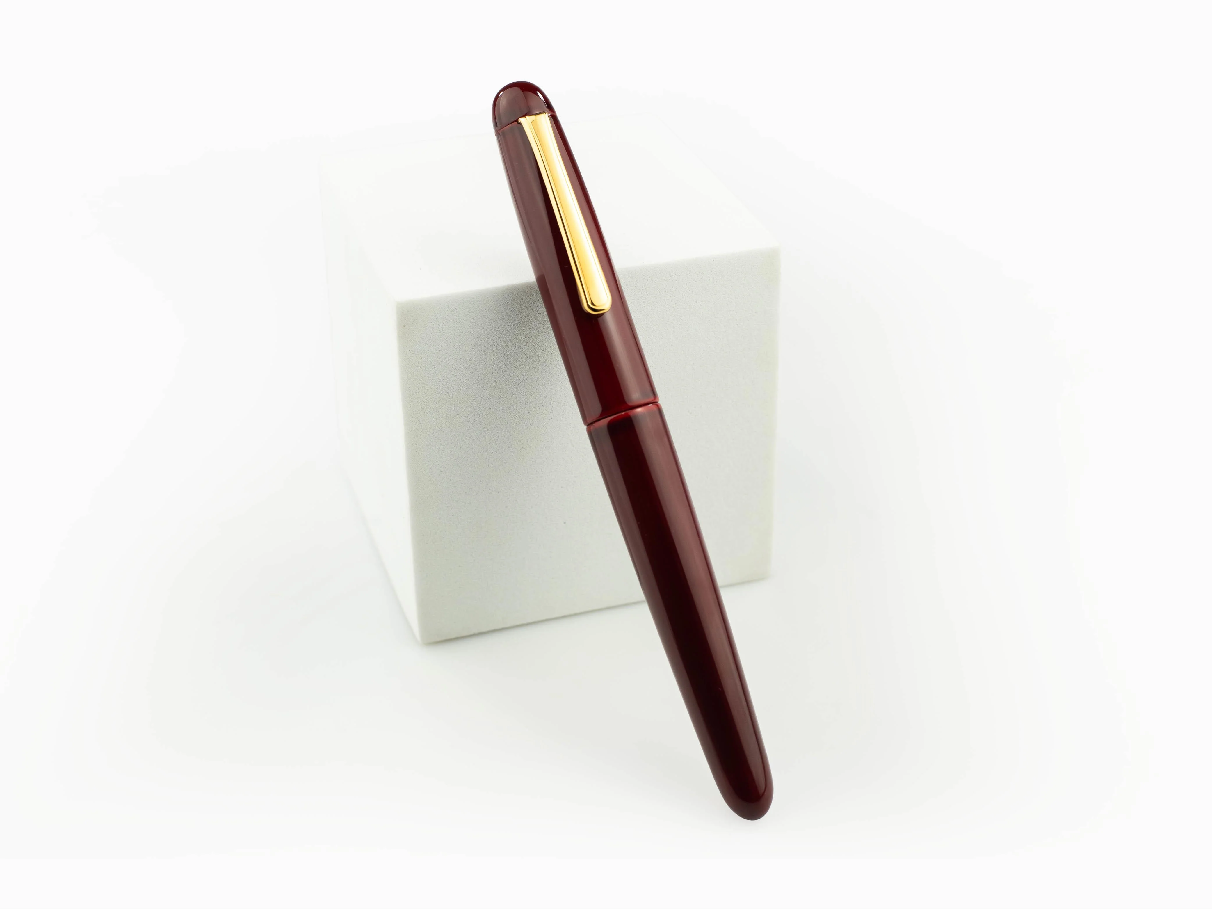 Nakaya Writer Fountain Pen Portable, Aka Tamenuri, Urushi, Metal - Image 3