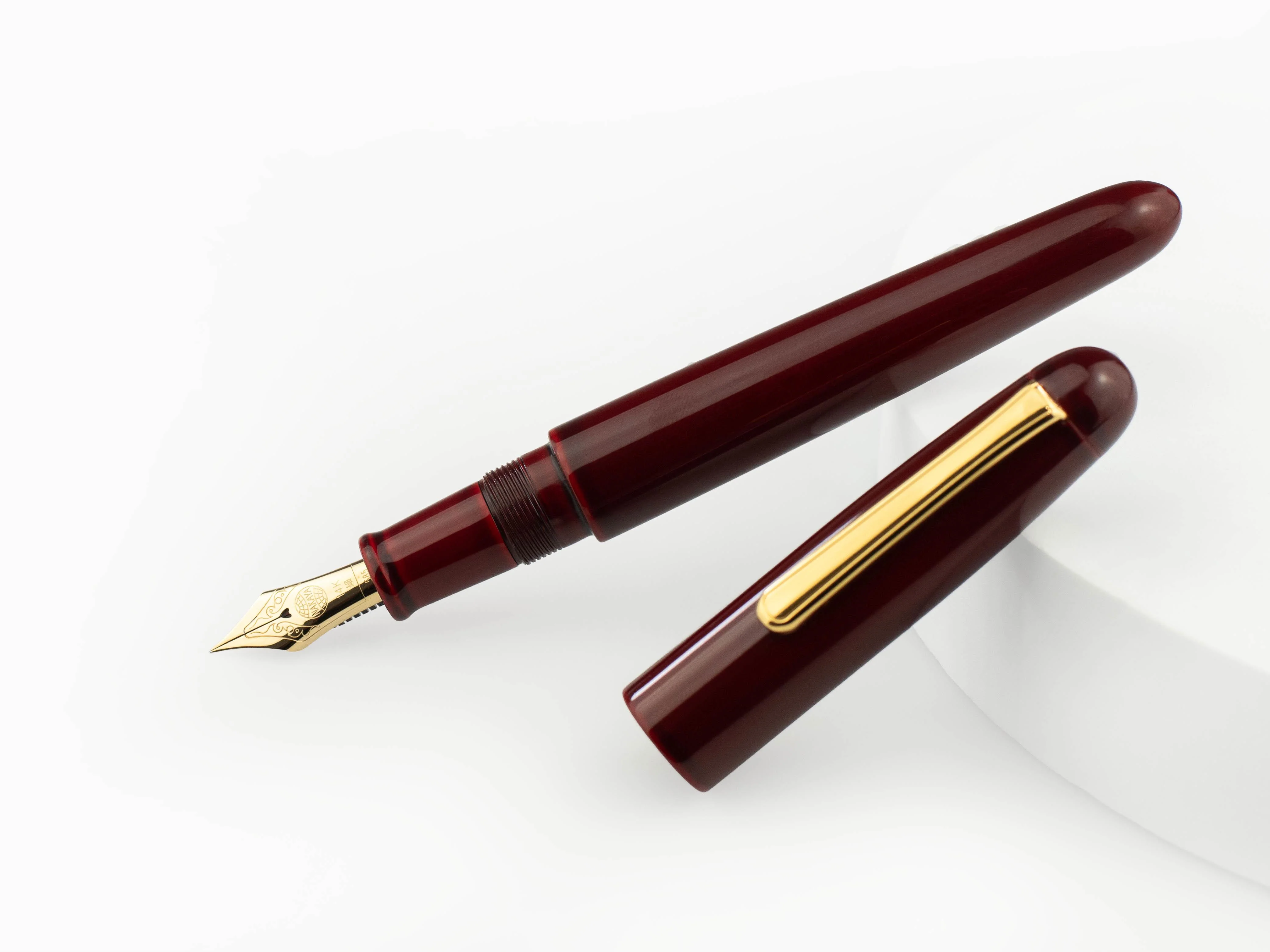 Nakaya Writer Fountain Pen Portable, Aka Tamenuri, Urushi, Metal - Image 4