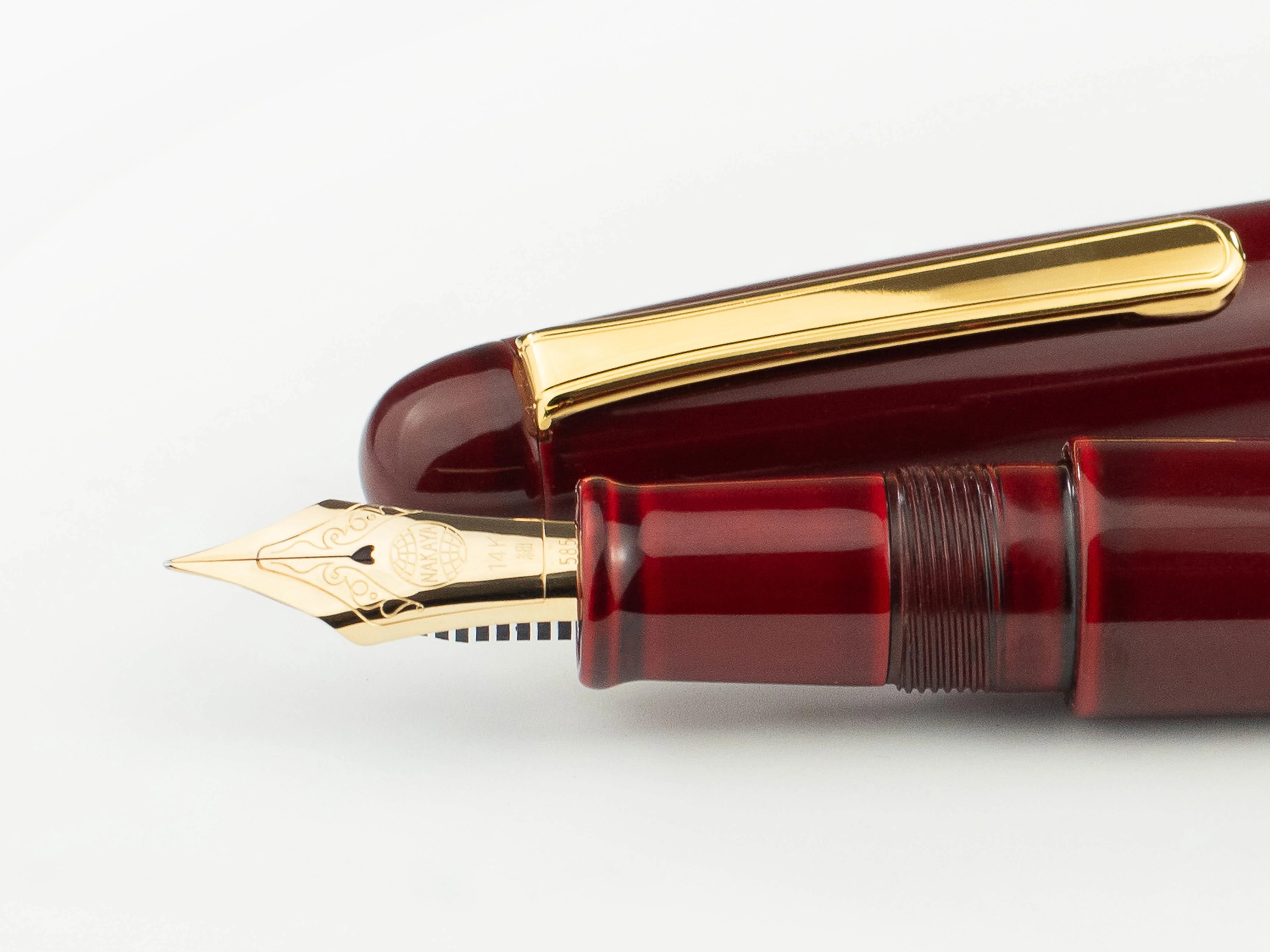 Nakaya Writer Fountain Pen Portable, Aka Tamenuri, Urushi, Metal - Image 5