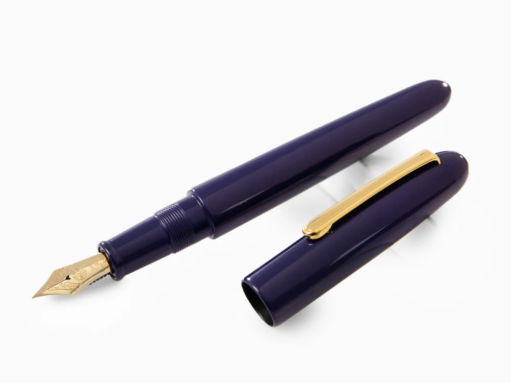 Nakaya Writer Fountain Pen, Shobu, Ebonite and Urushi lacquer, Portable - Image 4
