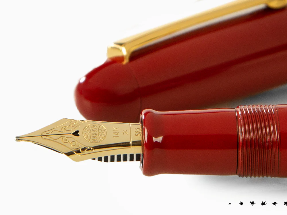 Nakaya Writer Fountain Pen, Shu, Ebonite and Urushi lacquer - Image 5
