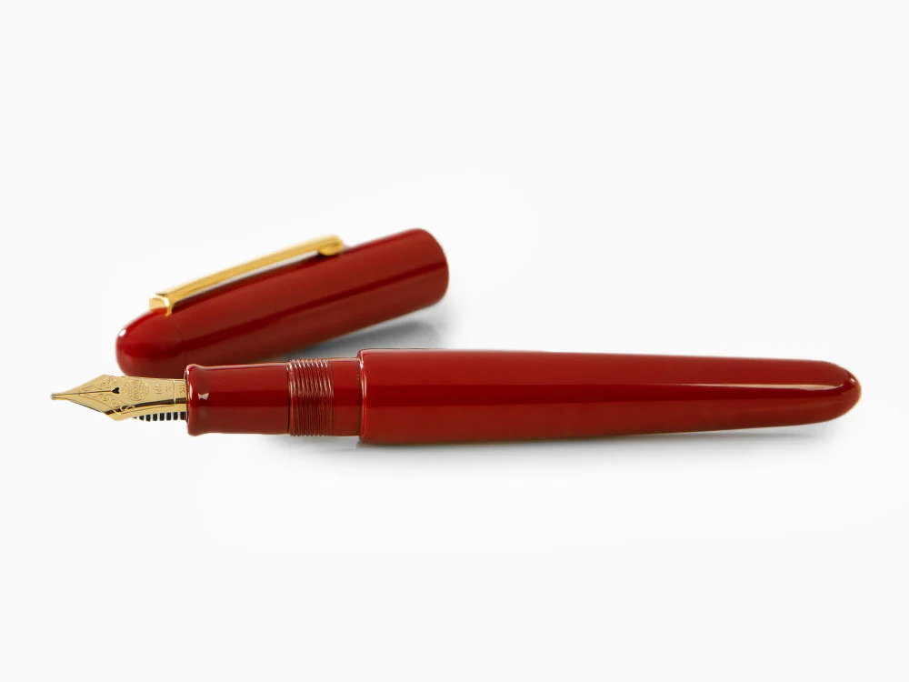 Nakaya Writer Fountain Pen, Shu, Ebonite and Urushi lacquer - Image 7