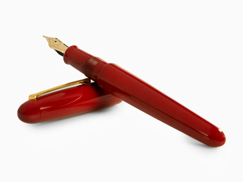 Nakaya Writer Fountain Pen, Shu, Ebonite and Urushi lacquer - Image 8
