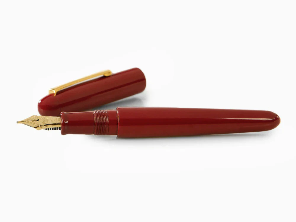 Nakaya Writer Fountain Pen Shu, Long, Ebonite and Urushi lacquer - Image 7