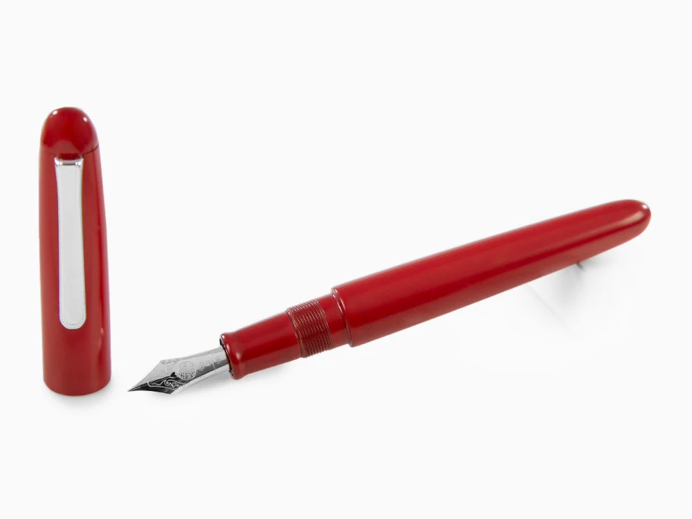 Nakaya Writer Fountain Pen Shu-nurippanashi, Portable, Rhodium plated - Image 2