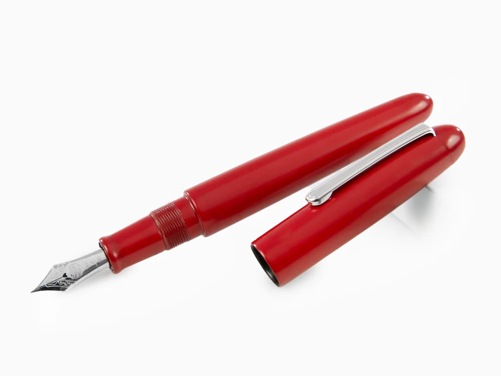 Nakaya Writer Fountain Pen Shu-nurippanashi, Portable, Rhodium plated - Image 4
