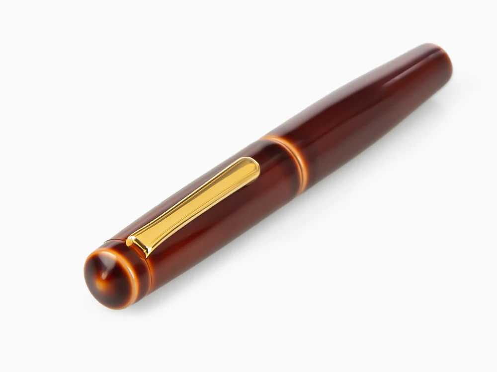 Nakaya Writer Fountain Pen Toki-Tamenuri, Piccolo, Ebonite, Two toned - Image 6