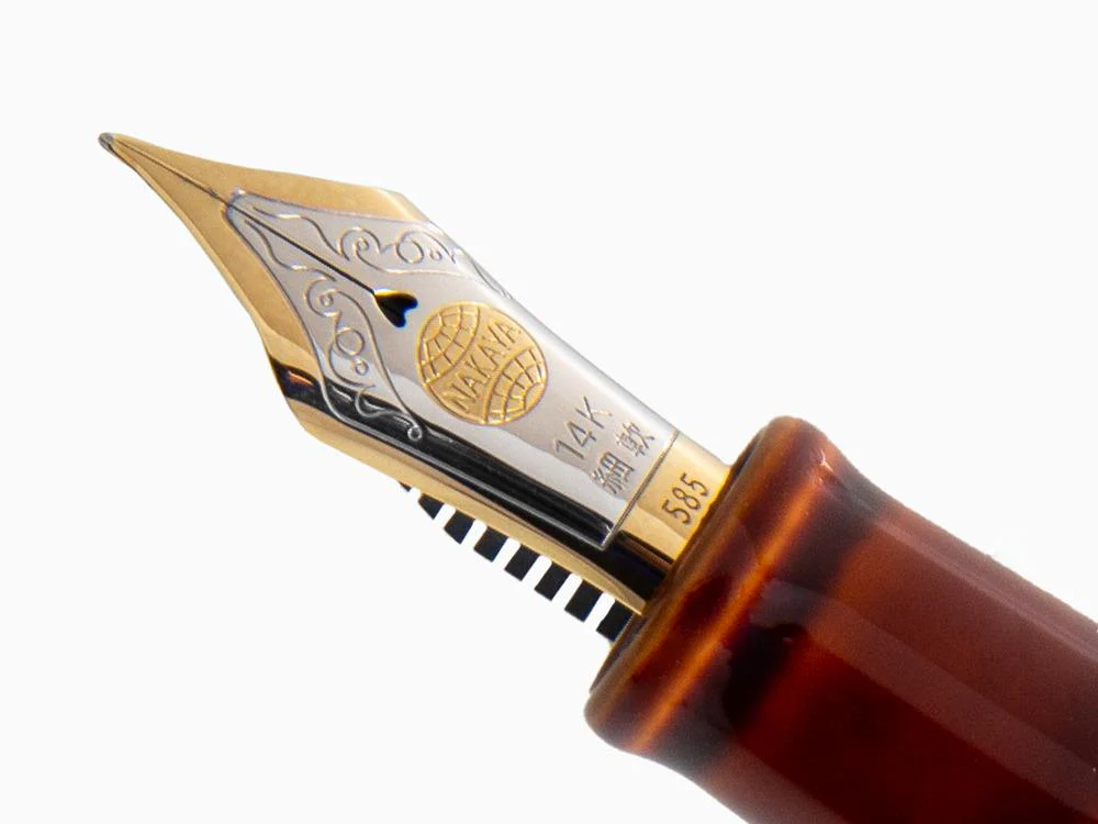 Nakaya Writer Fountain Pen Toki-Tamenuri, Portable, Ebonite, Bicolor nib - Image 5