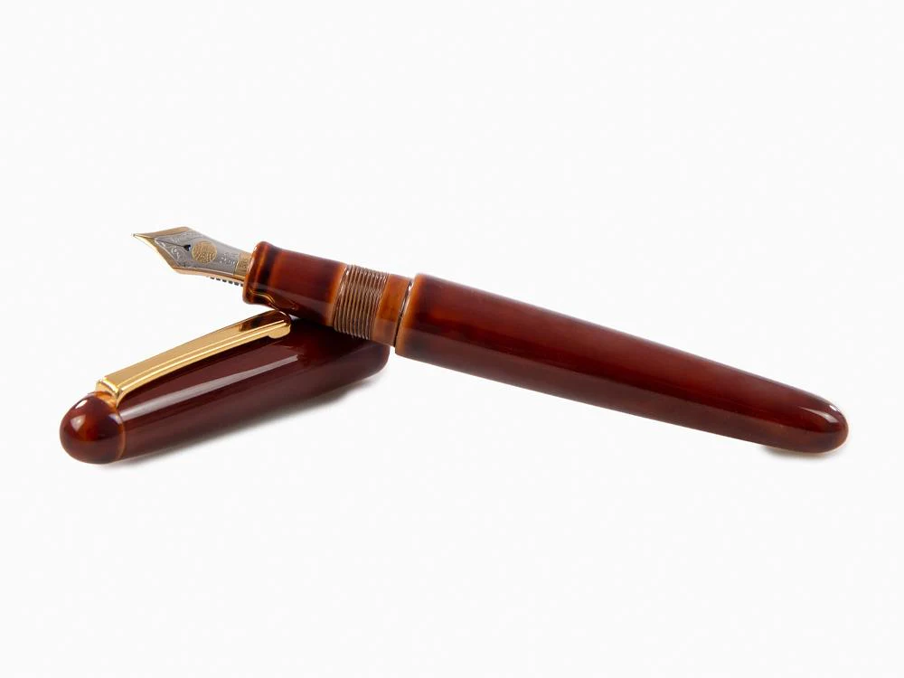 Nakaya Writer Fountain Pen Toki-Tamenuri, Portable, Ebonite, Bicolor nib - Image 8