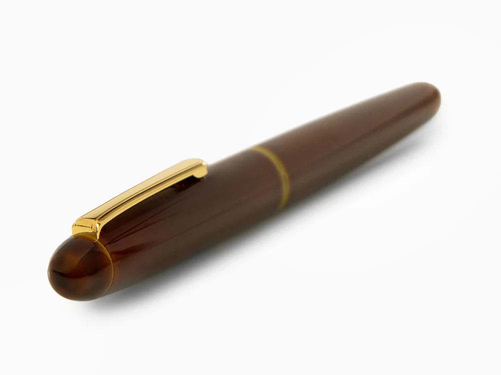 Nakaya Writer Heki-Tamenuri Fountain Pen, Portable, Urushi, Italic Nib - Image 6