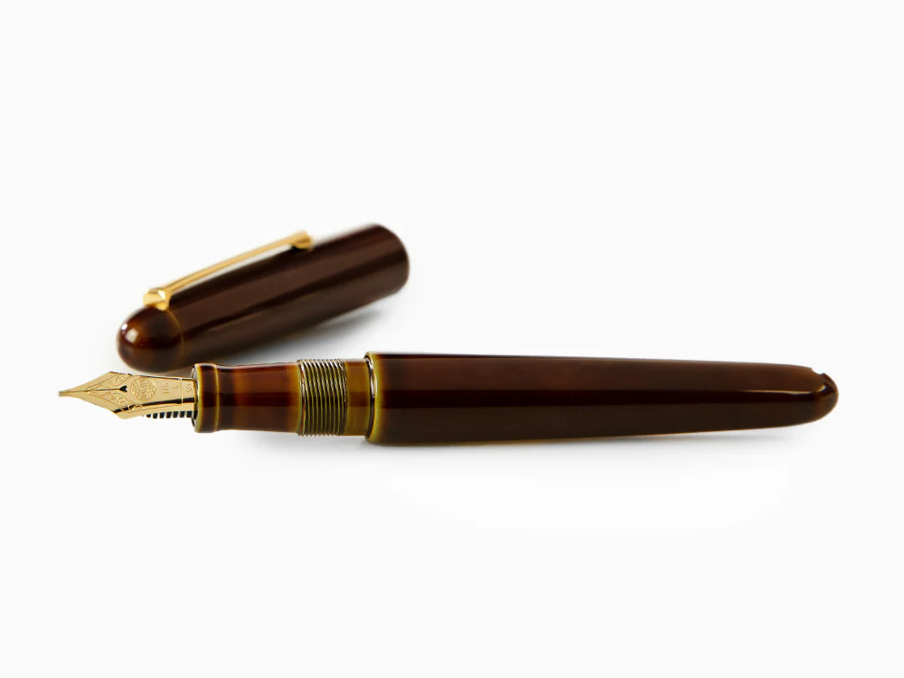 Nakaya Writer Heki-Tamenuri Fountain Pen, Portable, Urushi, Italic Nib - Image 7