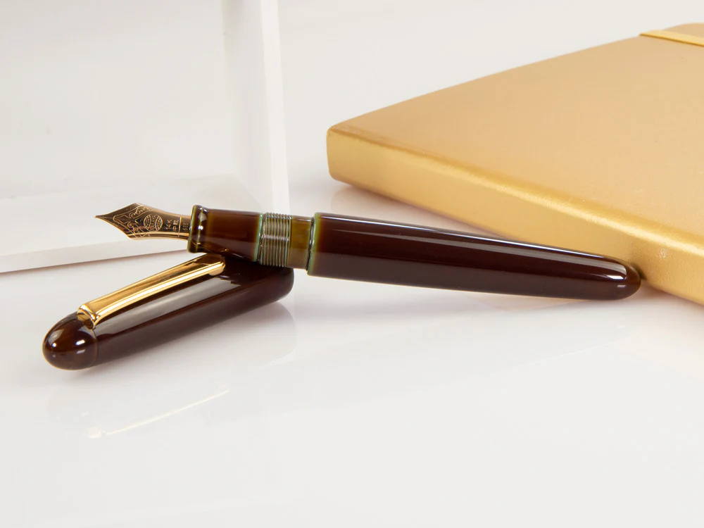 Nakaya Writer Heki-Tamenuri Fountain Pen, Portable, Urushi lacquer - Image 3