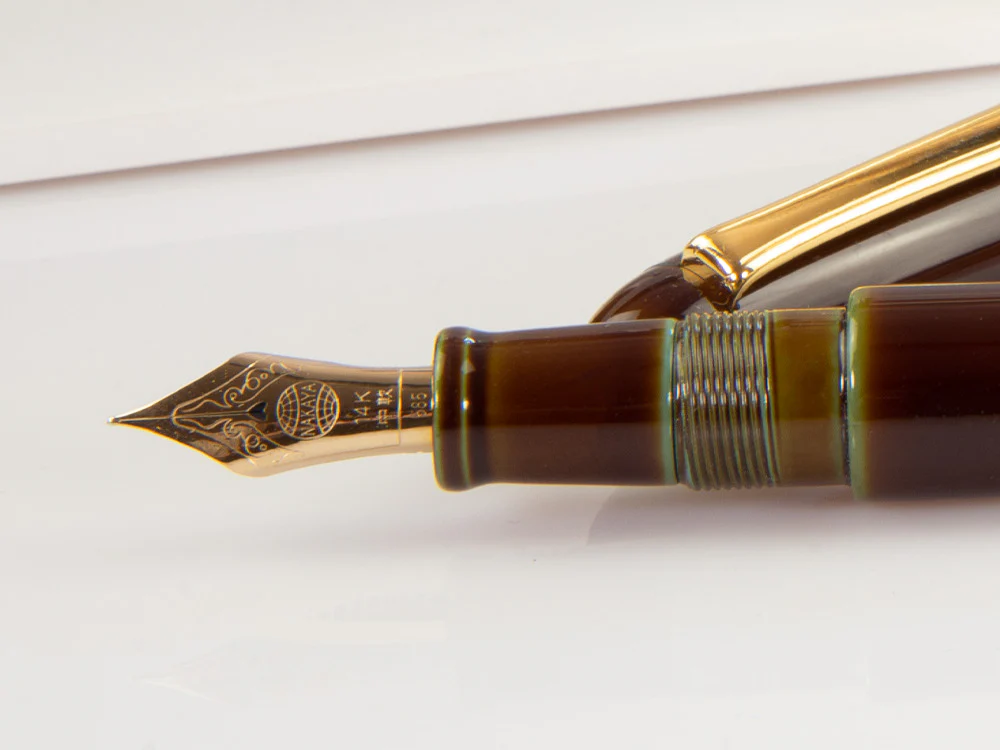 Nakaya Writer Heki-Tamenuri Fountain Pen, Portable, Urushi lacquer - Image 5