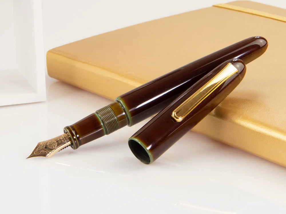 Nakaya Writer Heki-Tamenuri Fountain Pen, Portable, Urushi lacquer - Image 7