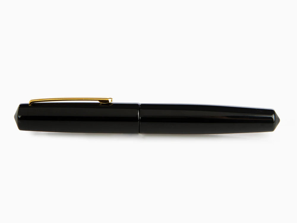 Nakaya Writer Kuro-Roiro Fountain Pen Black, Piccolo, Ebonite, Gold - Image 9