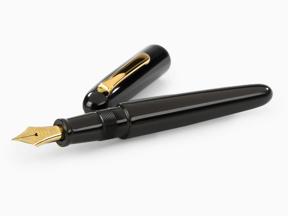 Nakaya Writer Kuro-Roiro Portable Fountain Pen, Ebonite - Image 7