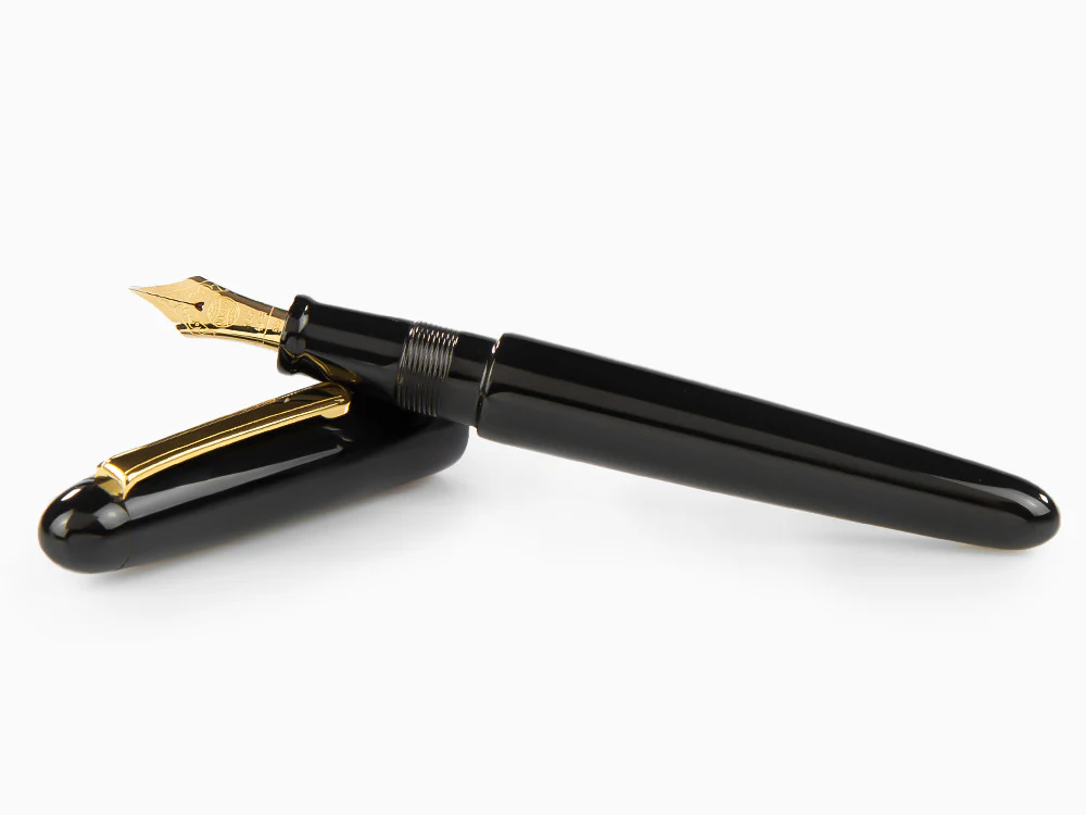 Nakaya Writer Kuro-Roiro Portable Fountain Pen, Ebonite - Image 8
