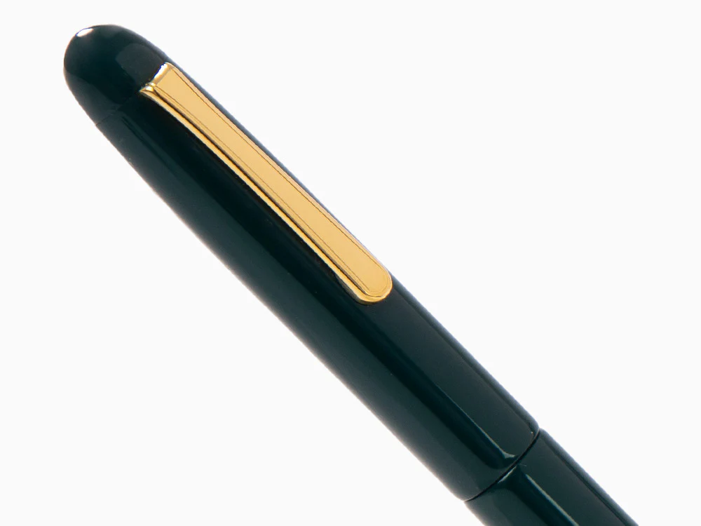 Nakaya Writer Long Fountain Pen Midori, Ebonite, Gold plated - Image 7