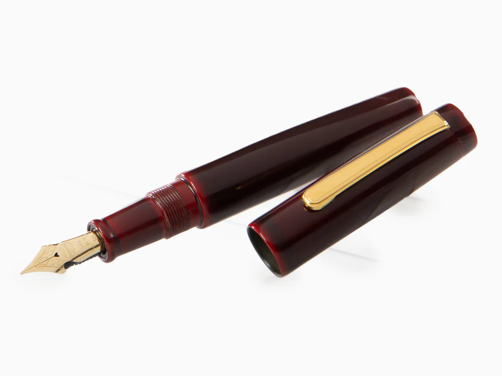 Nakaya Writer Nakaya Writer Piccolo Aka Tamenuri Fountain Pen, Elastic - Image 4