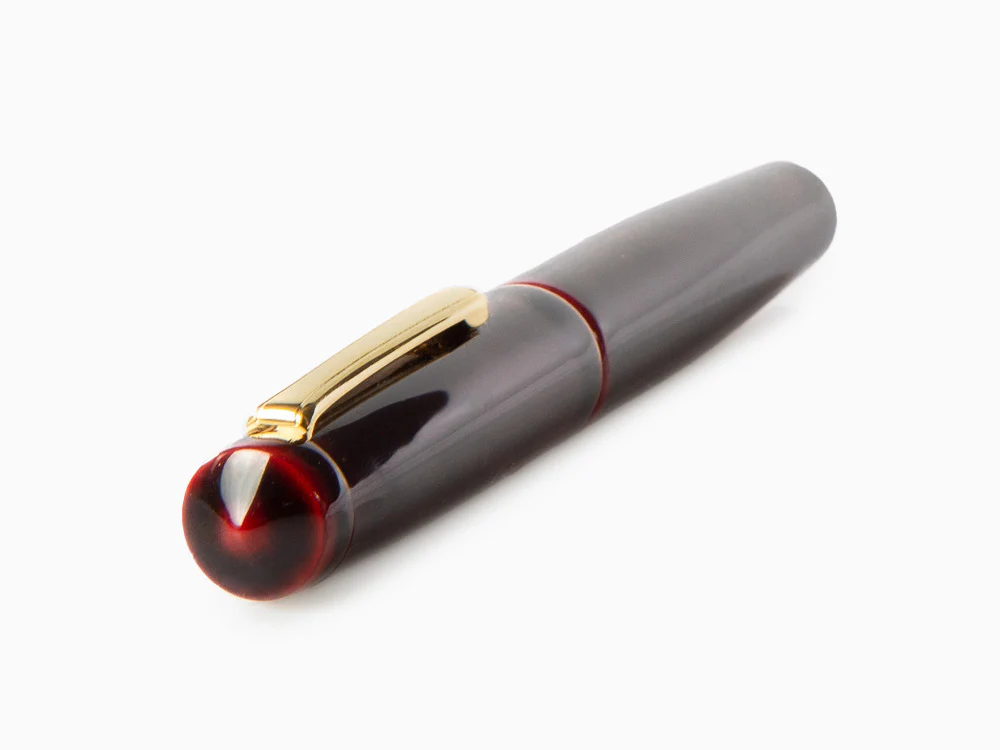 Nakaya Writer Nakaya Writer Piccolo Aka Tamenuri Fountain Pen, Elastic - Image 6