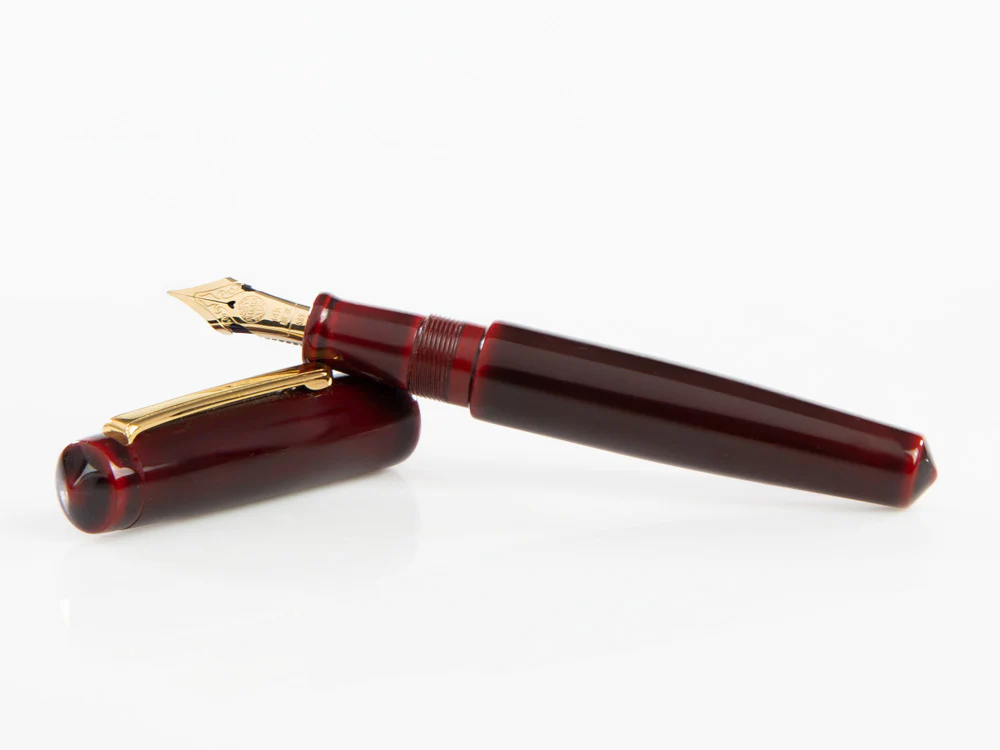 Nakaya Writer Nakaya Writer Piccolo Aka Tamenuri Fountain Pen, Elastic - Image 8