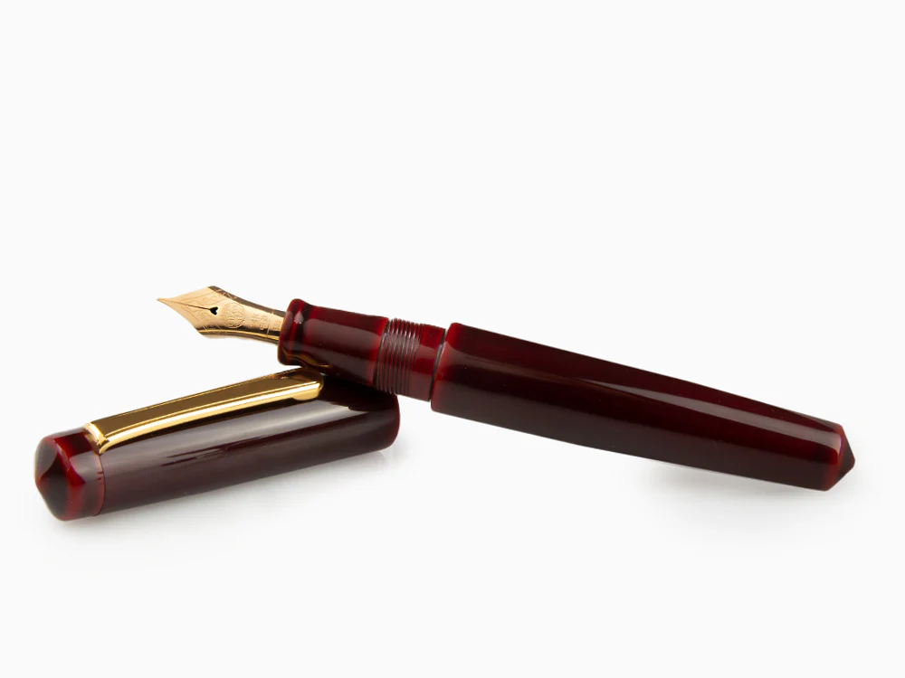Nakaya Writer Piccolo Fountain Pen, Aka Tamenuri, Urushi lacquer - Image 8