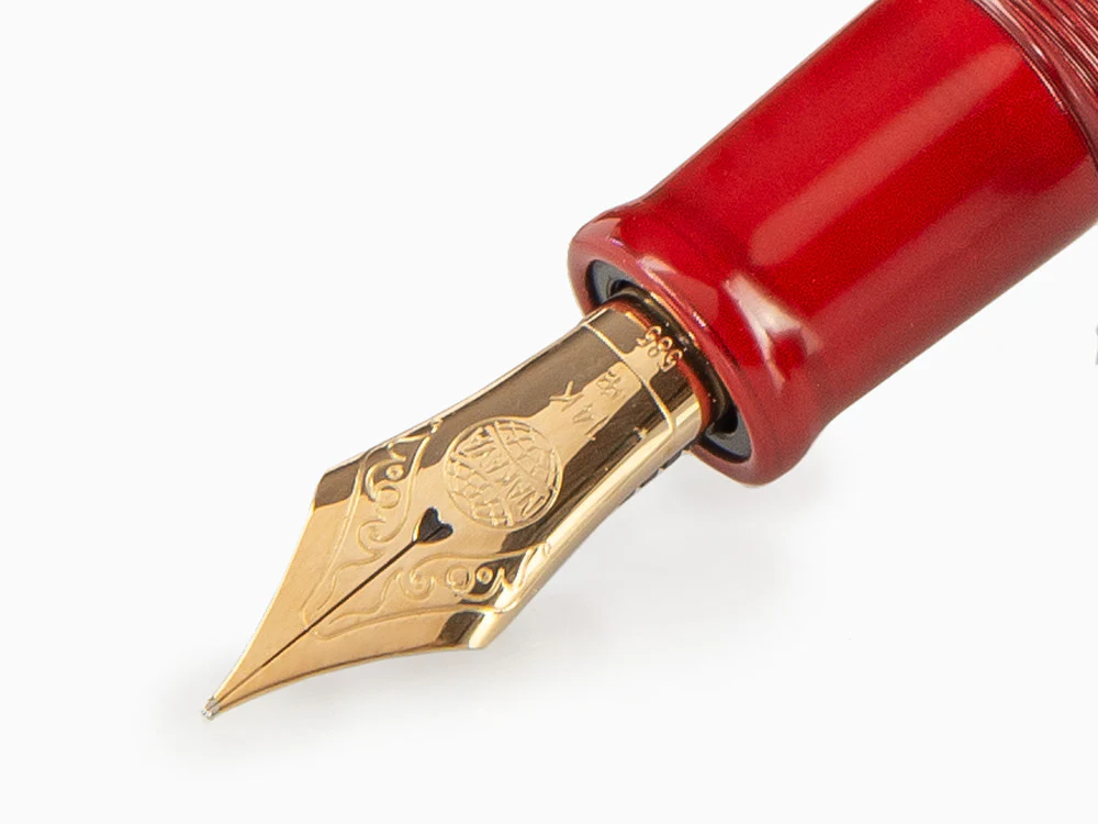 Nakaya Writer Piccolo Fountain Pen, Nurihanashi-Shu, Ebonite - Image 5