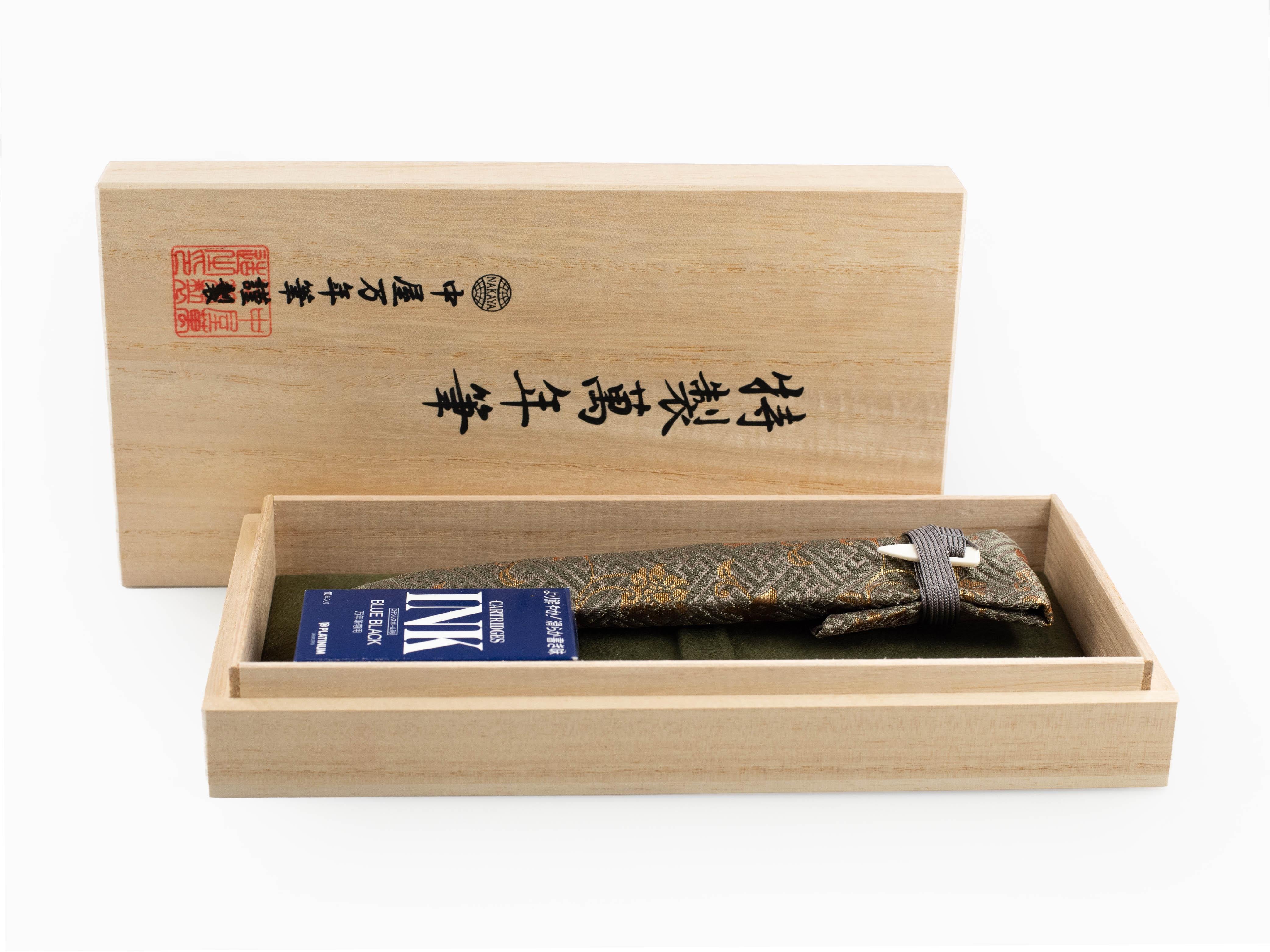 Nakaya Writer Portable Fountain Pen Aka-Tamenuri, Urushi lacquer - Image 10