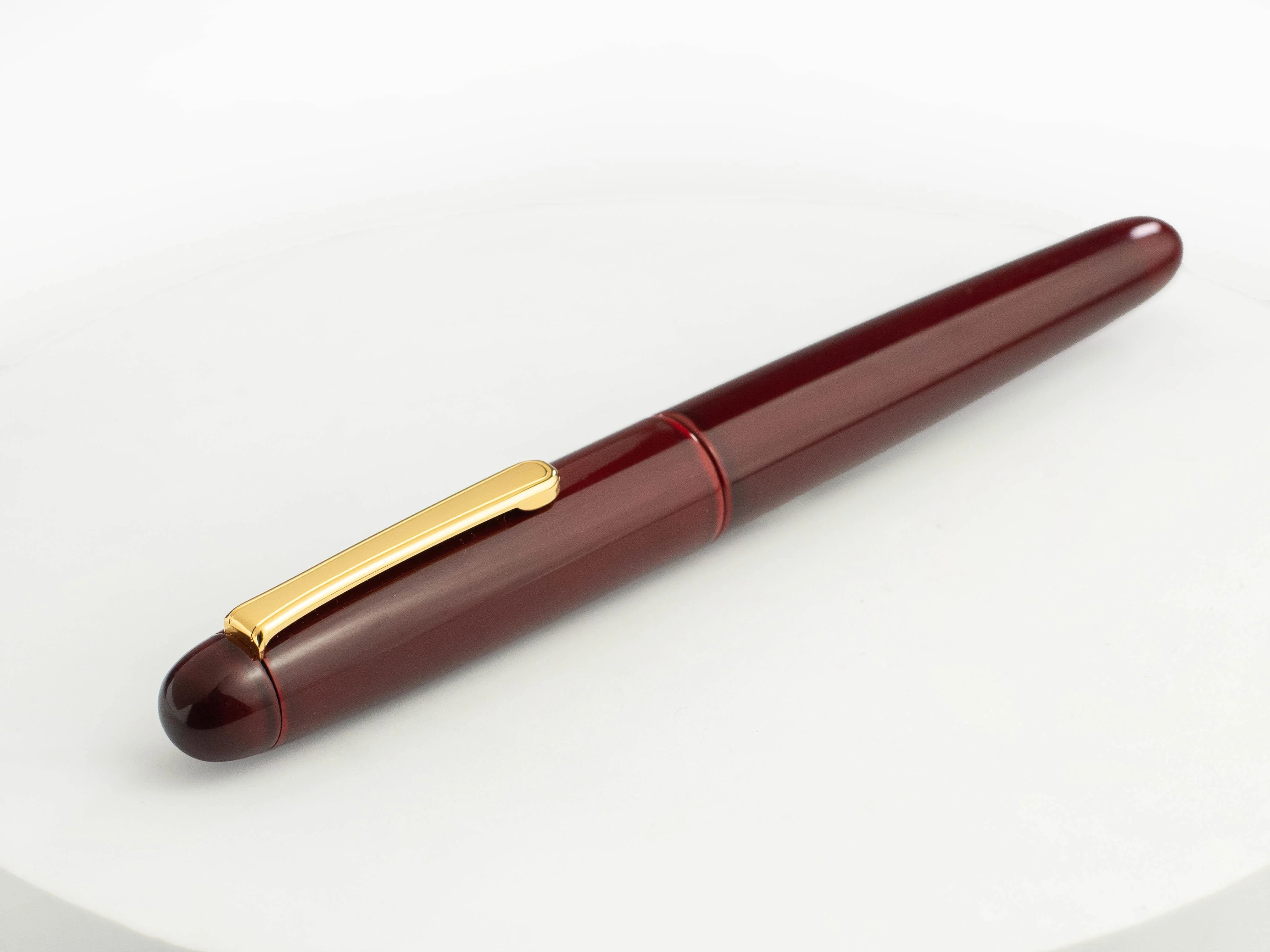 Nakaya Writer Portable Fountain Pen Aka-Tamenuri, Urushi lacquer - Image 6