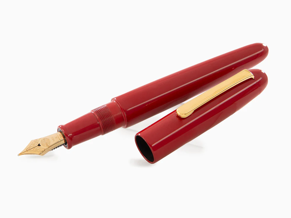 Nakaya Writer Portable Shu Fountain Pen, Ebonite, Gold - Image 4