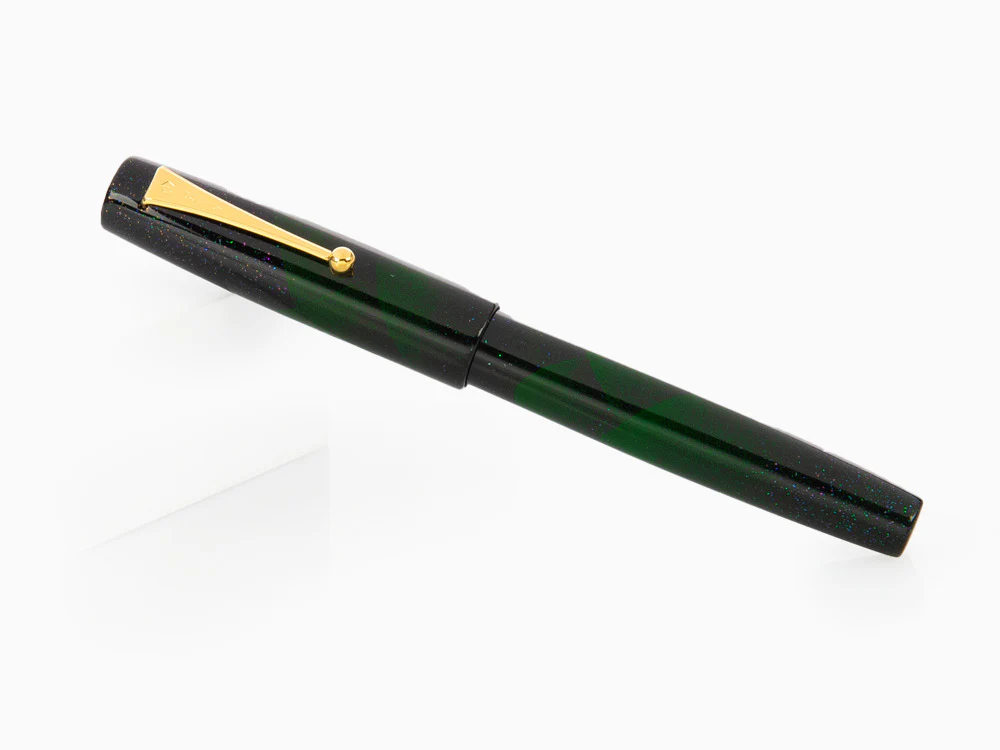 Namiki Aya Tokiwa Evergreen Fountain Pen, Gold Powder, AYA-TOKIWA - Image 3