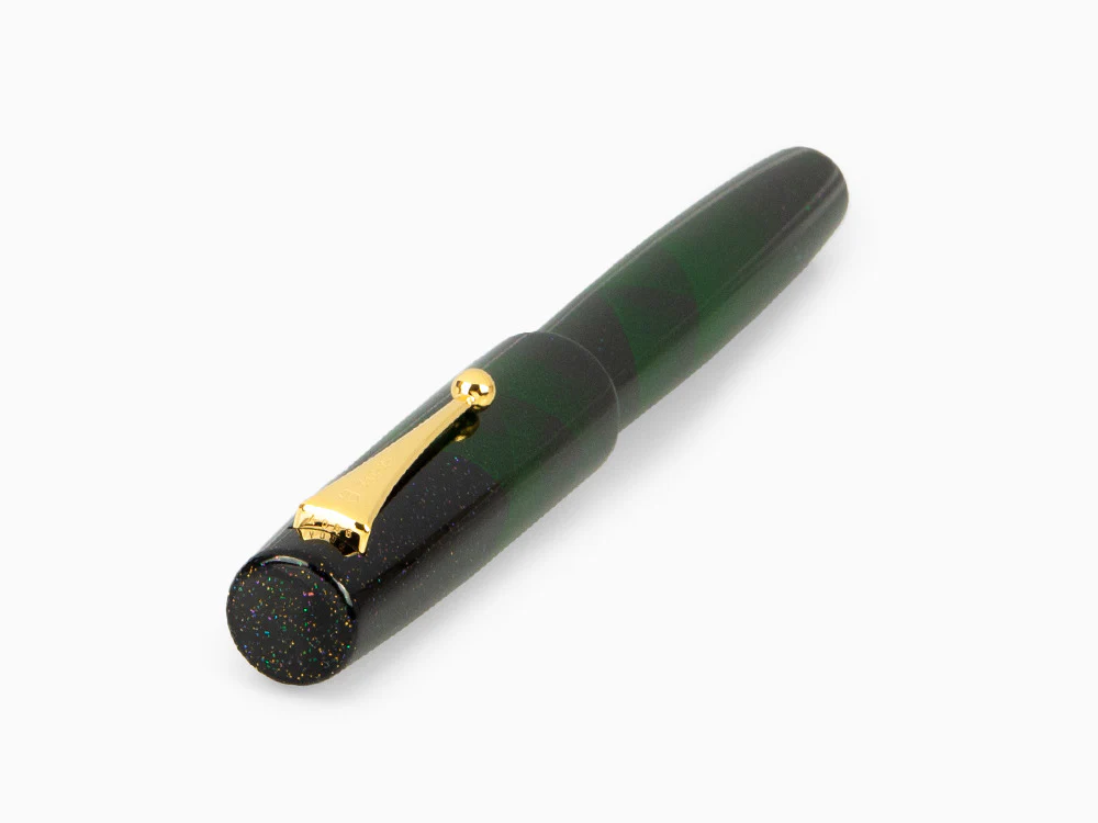 Namiki Aya Tokiwa Evergreen Fountain Pen, Gold Powder, AYA-TOKIWA - Image 6