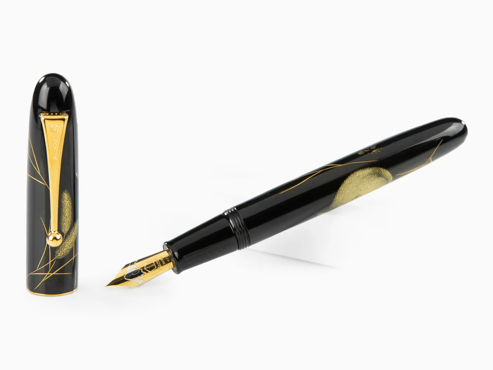 Namiki Chinkin Cat Fountain Pen, Urushi, FNKC-30-MNEK - Image 2
