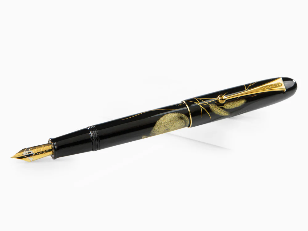 Namiki Chinkin Cat Fountain Pen, Urushi, FNKC-30-MNEK - Image 4