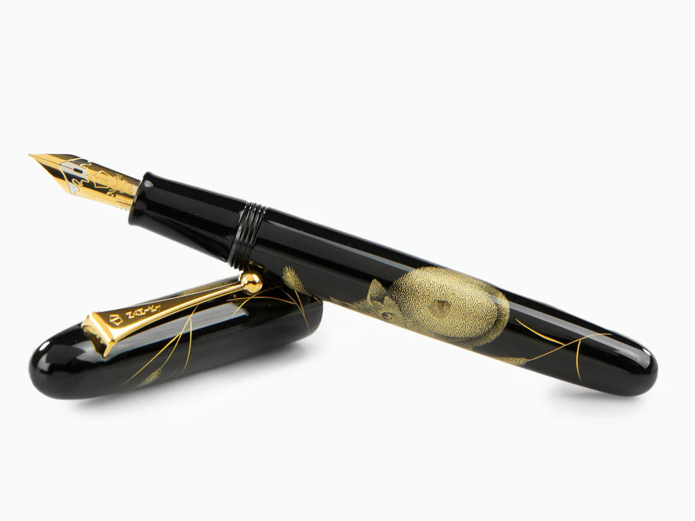 Namiki Chinkin Cat Fountain Pen, Urushi, FNKC-30-MNEK - Image 8