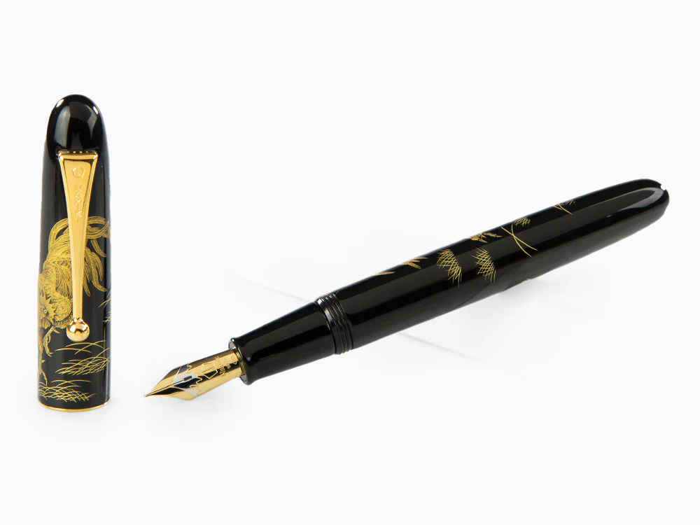 Namiki Chinkin Royal Rooster Fountain Pen, Urushi lacquer, FNKC-30M-TOK - Image 2