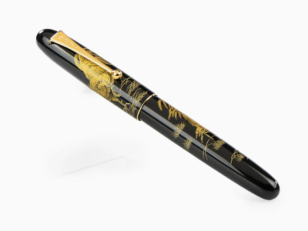 Namiki Chinkin Royal Rooster Fountain Pen, Urushi lacquer, FNKC-30M-TOK - Image 3