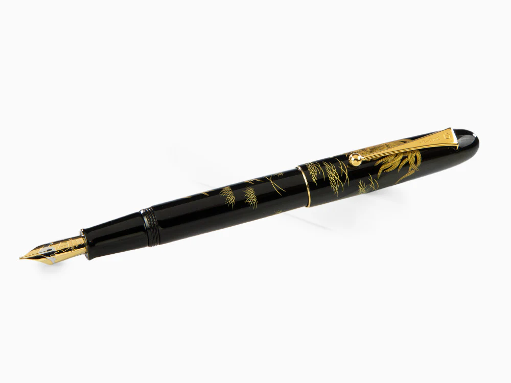 Namiki Chinkin Royal Rooster Fountain Pen, Urushi lacquer, FNKC-30M-TOK - Image 4