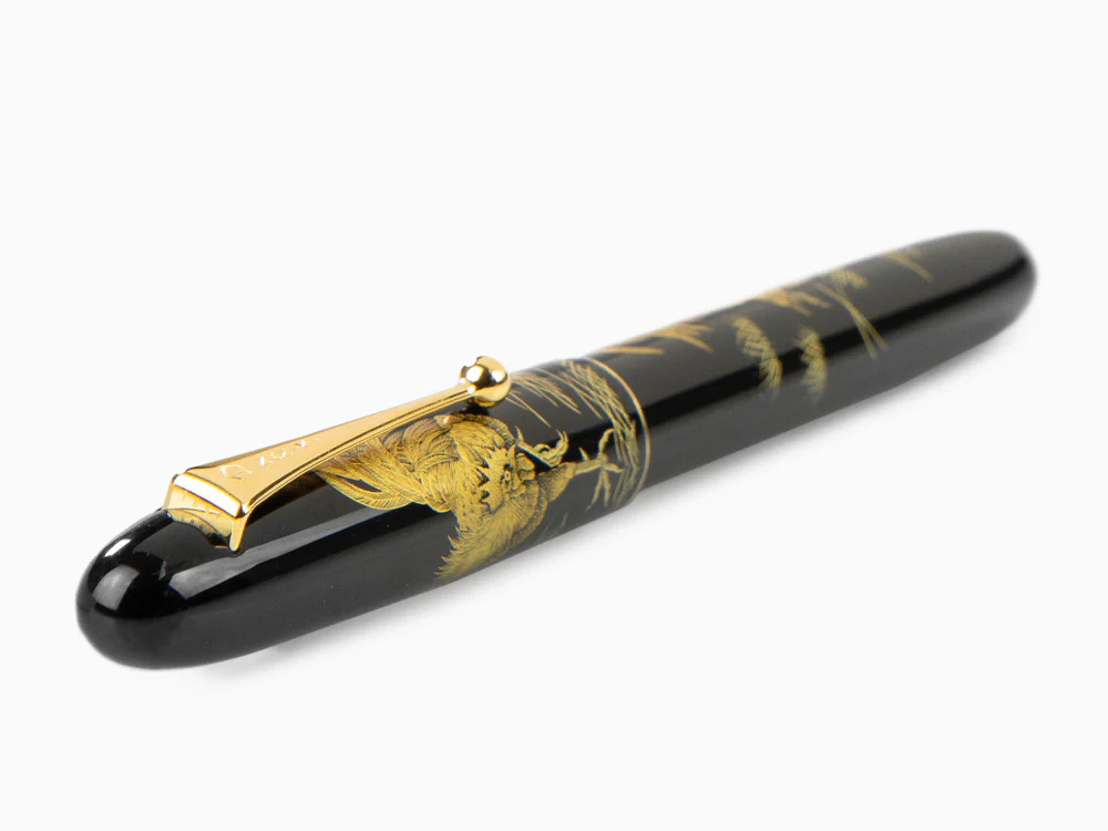 Namiki Chinkin Royal Rooster Fountain Pen, Urushi lacquer, FNKC-30M-TOK - Image 6