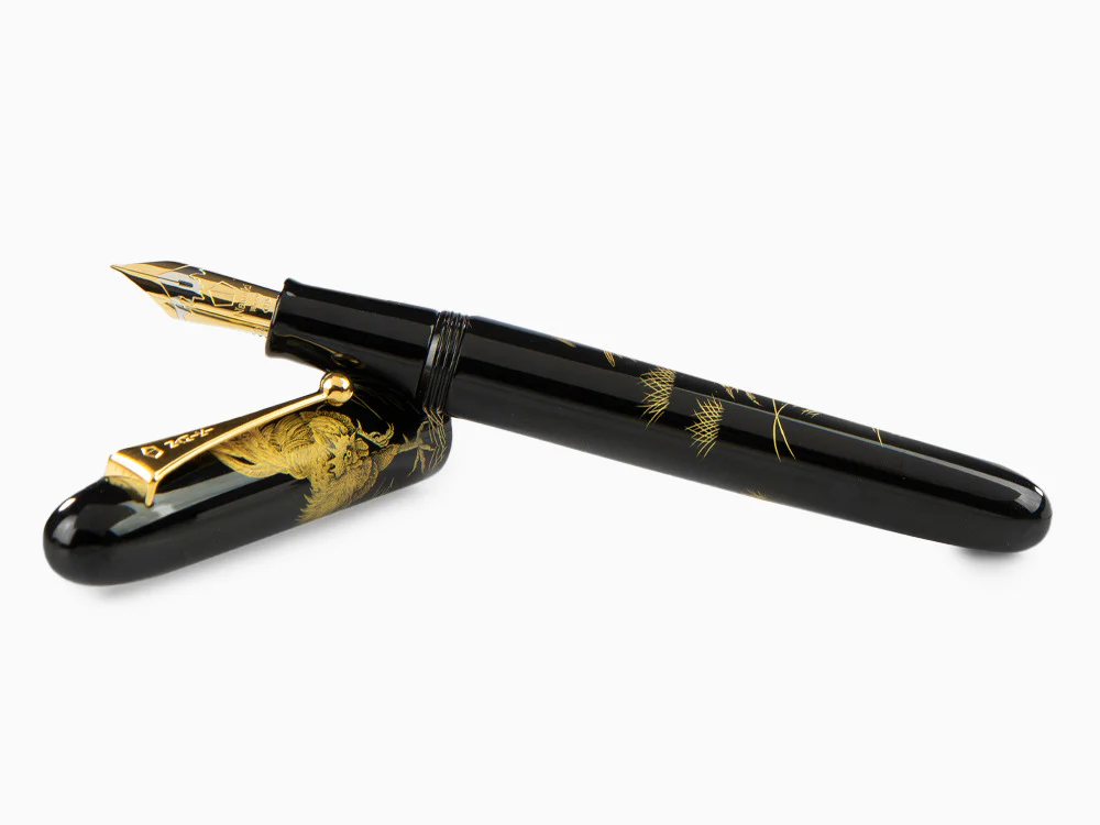 Namiki Chinkin Royal Rooster Fountain Pen, Urushi lacquer, FNKC-30M-TOK - Image 8
