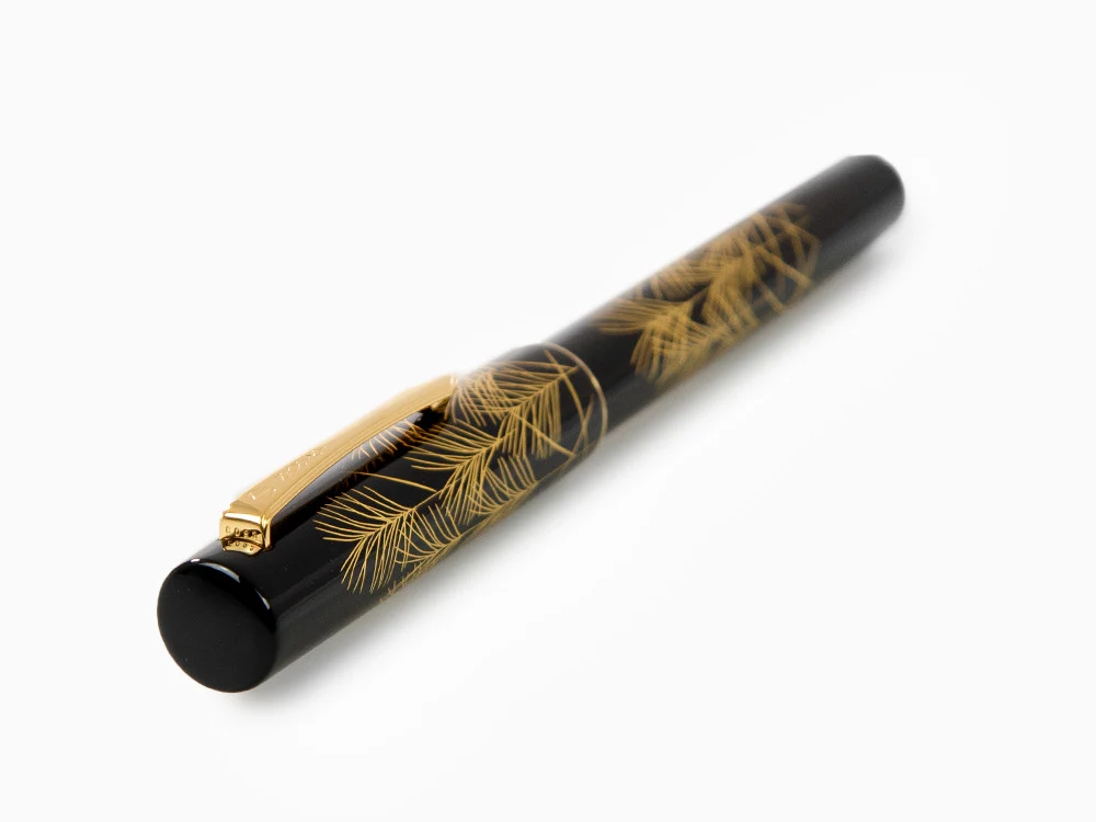 Namiki Chinkin Silver Grass (Susuki) Fountain Pen, Maki-e, FNVC-10M-SU - Image 6