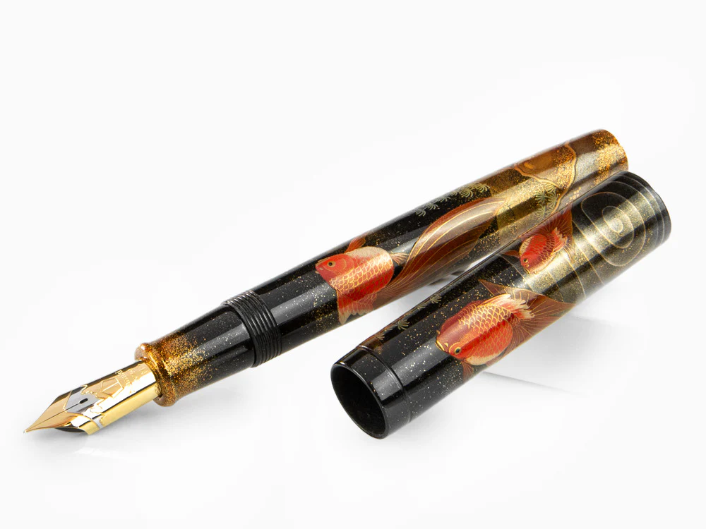 Namiki Emperor Gold fish Fountain Pen, Maki-e, Gold trim, FNFV-80M-MKG - Image 4
