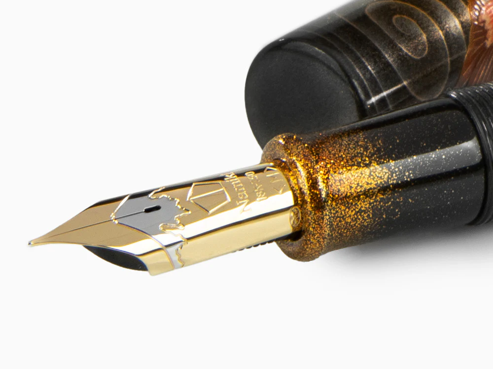 Namiki Emperor Gold fish Fountain Pen, Maki-e, Gold trim, FNFV-80M-MKG - Image 5