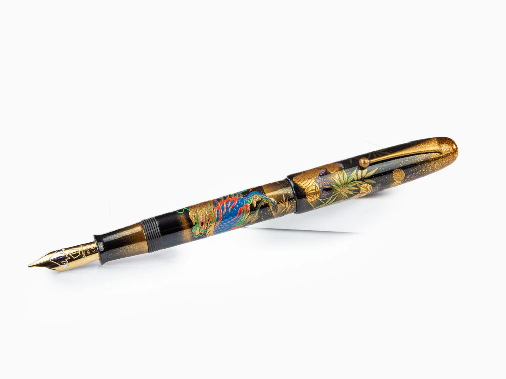 Namiki Emperor Kylin Fountain Pen, Maki-e, 18k Gold trim, FNF-70M-KRN - Image 3