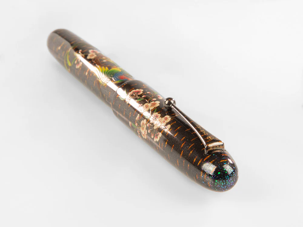 Namiki Emperor Rakucho Birds and Cherry Blossom Fountain Pen, Maki-e - Image 6