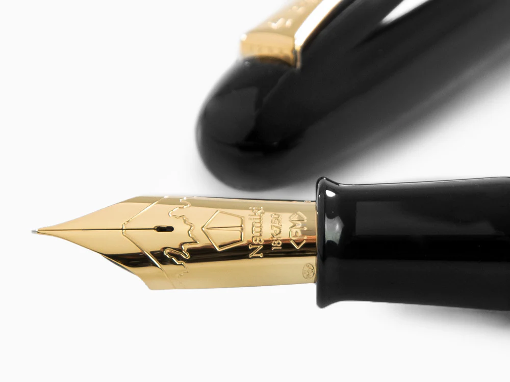 Namiki Emperor Urushi Black lacquer No.50 Fountain Pen, Gold, FNF-148S-B - Image 5