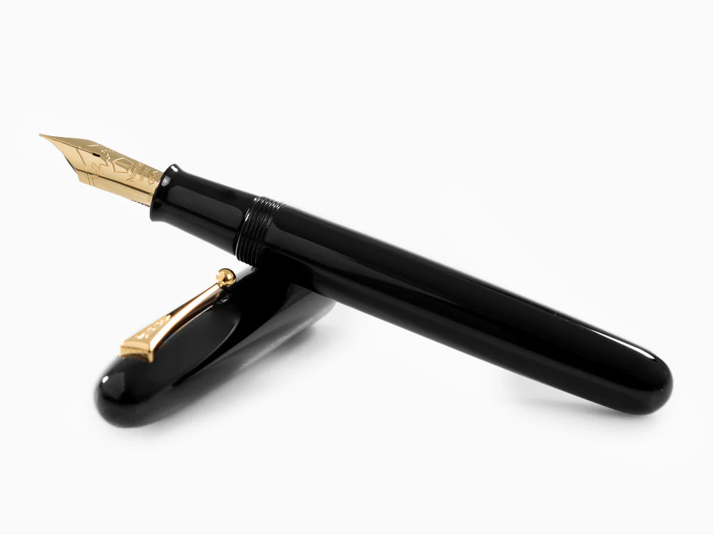 Namiki Emperor Urushi Black lacquer No.50 Fountain Pen, Gold, FNF-148S-B - Image 7