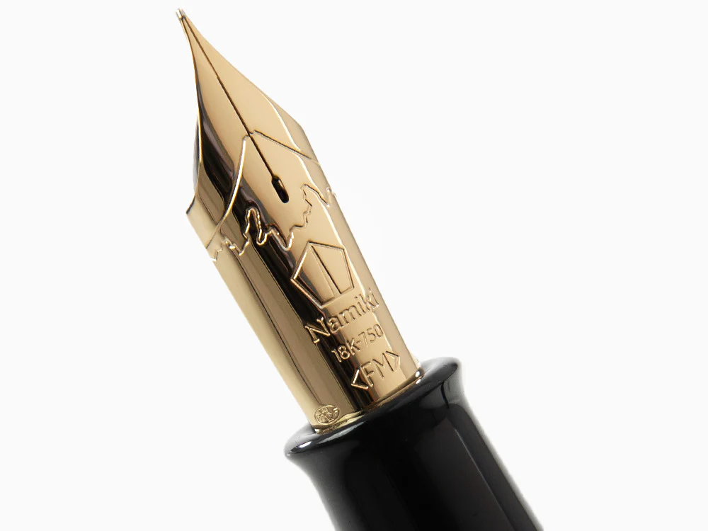 Namiki Emperor Urushi Black lacquer No.50 Fountain Pen, Gold, FNF-148S-B - Image 9